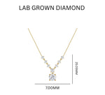Load image into Gallery viewer, 1.96ct Lab Grown Diamond Starburst Cluster Pendant
