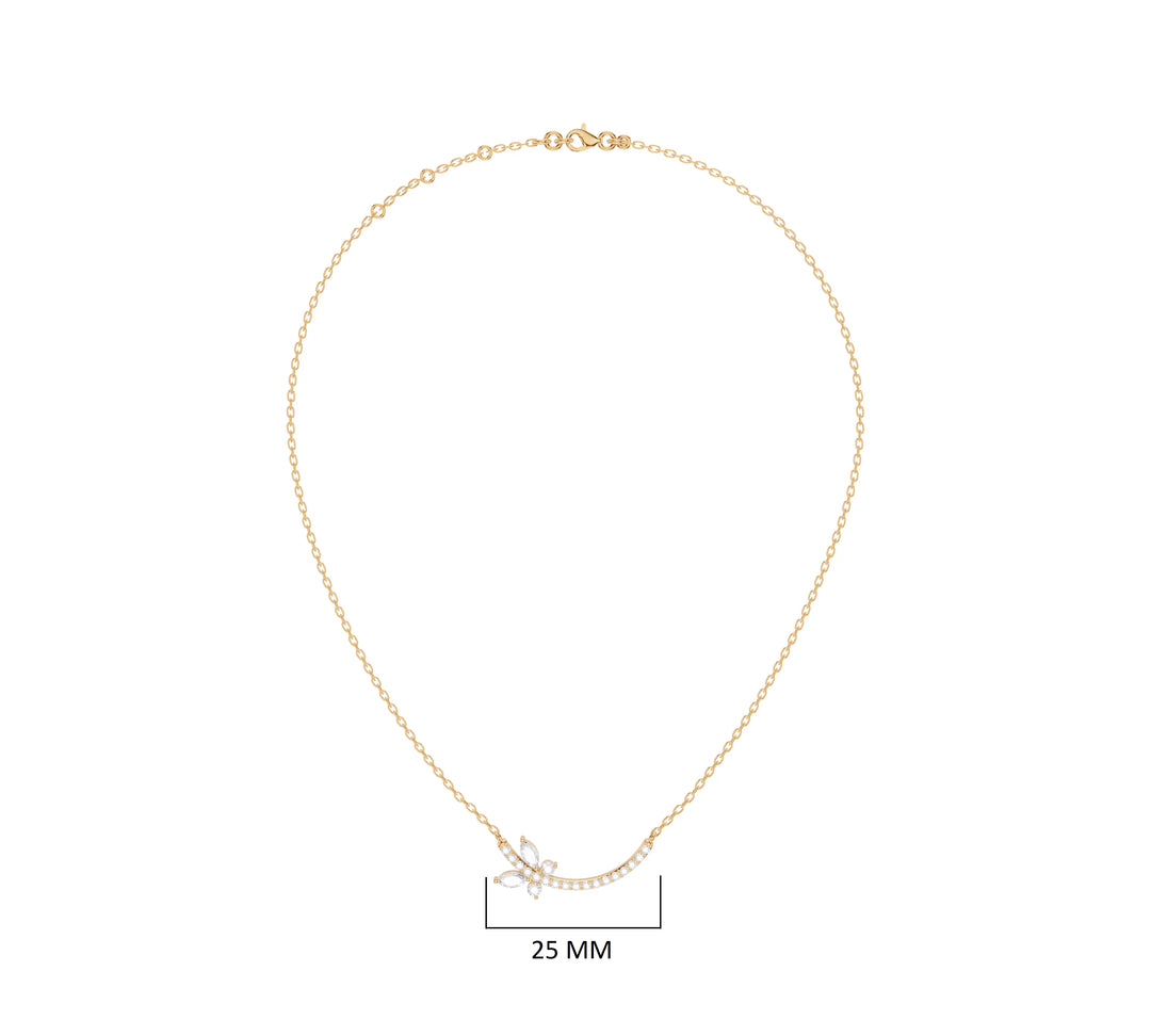 0.50 ct Lab-Grown Diamond Graceful Marquise Pendant