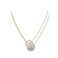 The Solitaire Halo Pendant