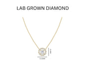 The Solitaire Halo Pendant