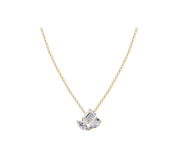 1.58 Carat Emerald Symphony Pendant