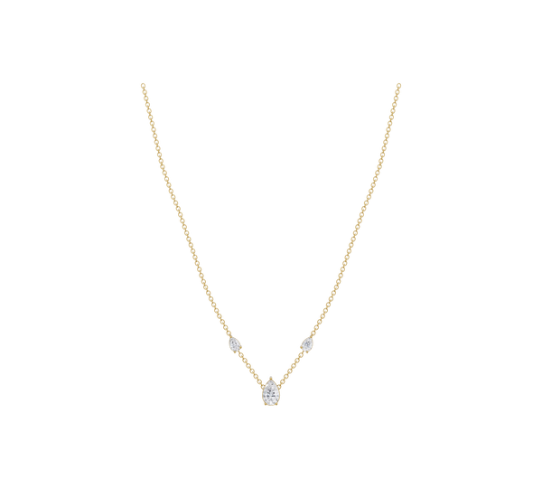 1.38 Carat Pear Blossom Pendant
