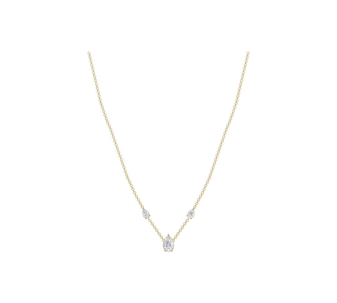 1.38 Carat Pear Blossom Pendant