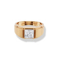 1.59 ct Lab-Grown Diamond Men's Geometric Princess Ring