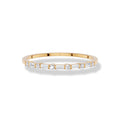 0.10 ct Lab-Grown Diamond Modern Baguette Accent Ring