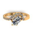 1.265 ct Lab-Grown Diamond Round & Hexagonal Ring