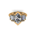 4.81 ct Lab-Grown Diamond Multi-Shape Ring
