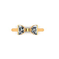 1.065 ct Lab-Grown Diamond Round & Half Moon Ring
