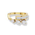 0.913 ct Lab-Grown Diamond Pear & Baguette Everyday Ring