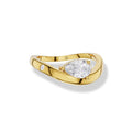 0.462 ct Lab-Grown Diamond Pear Solitaire Ring