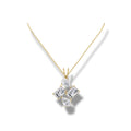 1.51 ct Lab-Grown Diamond Pear & Radiant Cut Pendant