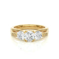1.4 Ct Royal Round Trilogy Ring