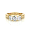 1.4 Ct Royal Round Trilogy Ring