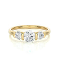 0.9 Ct Classic Round Trio Ring