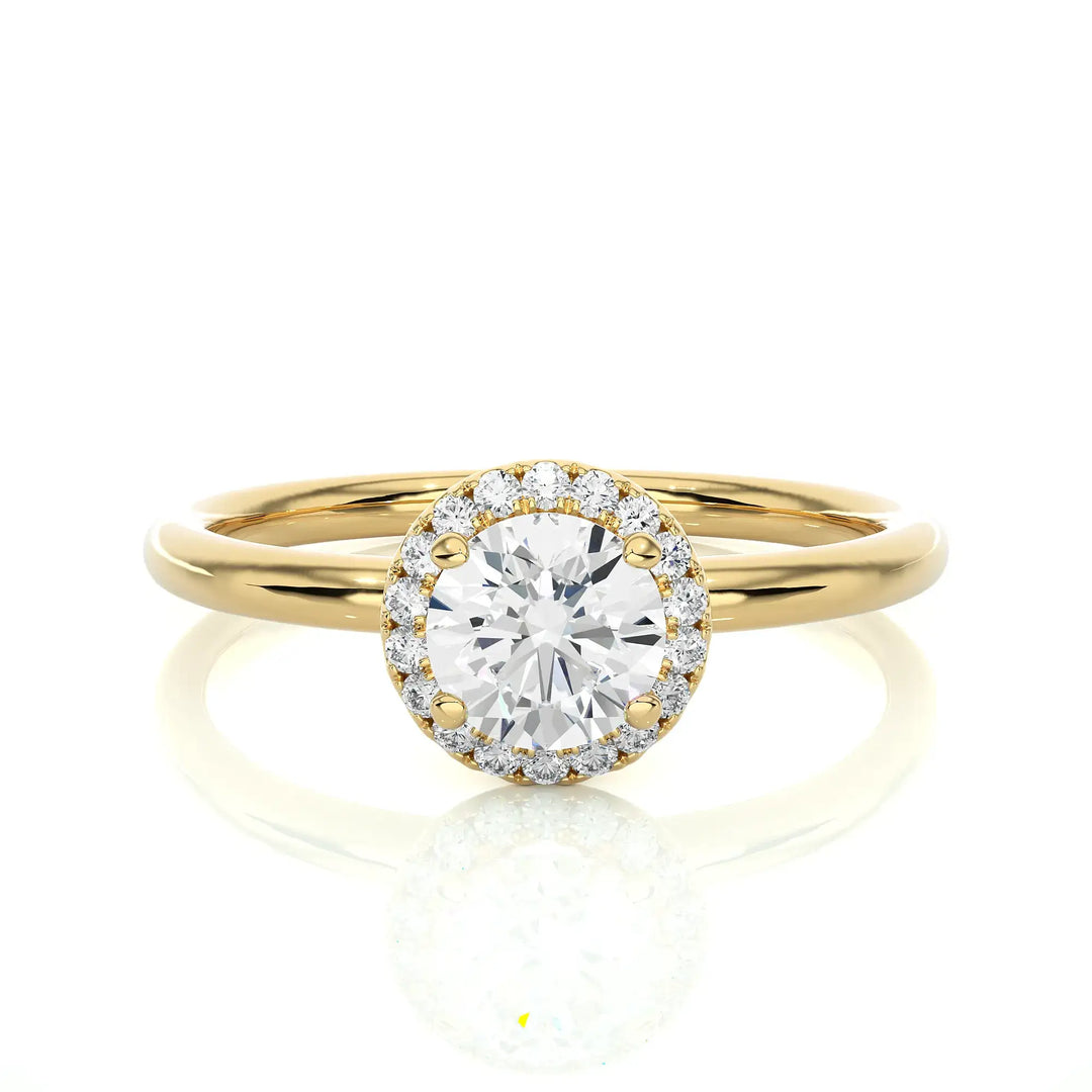 0.5 Ct Purelight Petite Round Ring