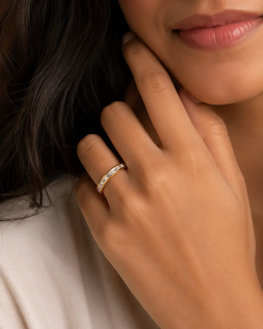 1.14 ct Lab-Grown Diamond Baguette Cut Ring
