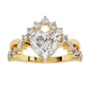 2.7 Ct Heart Solitaire Ring