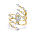 1.2 Ct Pear Cluster Ring