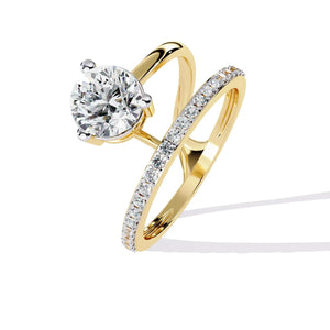 1.5 Ct Round Solitaire with Enhancers