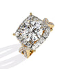 3.4 Ct Round Solitaire Halo Ring