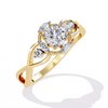0.5 Ct Round Solitaire with Marquise Touch