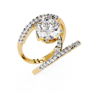 2.4 Ct Round Solitaire Engagement Ring