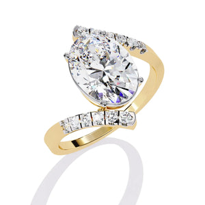 2.4 Ct Oval Solitaire Engagement Ring