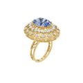 1.1 Ct Ocean Bloom Ring