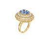 1.1 Ct Ocean Bloom Ring