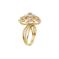 1.1 Ct Crimson Lace Ring