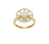 0.6 Ct Rosette Spark Ring