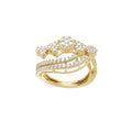 1.1 Ct Ripple Drape Ring