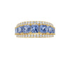 0.5 Ct Midnight Rows Ring
