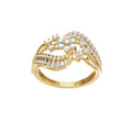 0.6 Ct Tied in Time Ring