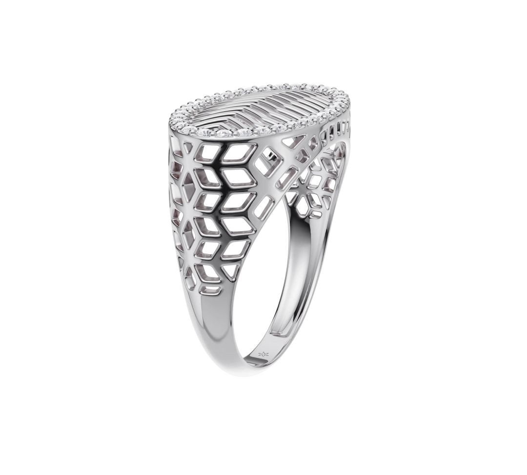 0.3 Ct Rhythm Oval Band
