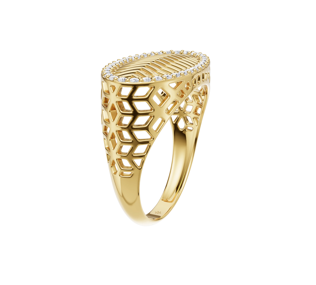 0.3 Ct Rhythm Oval Band