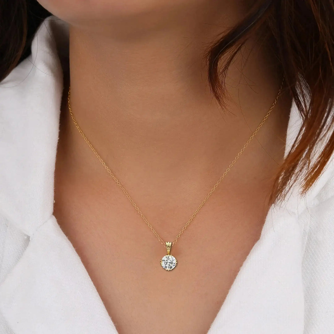 2.1 Ct Celeste Round Solitaire Pendant