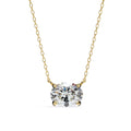 1.7 Ct Oval Grace Solitaire Pendant