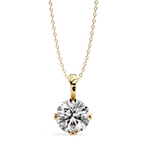 1.9 Ct Everlight Round Solitaire Pendant