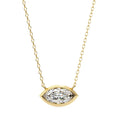 0.7 Ct Marquise Solitaire Pendant