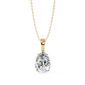 2.1 Ct Pear Drop Solitaire Pendant