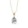 2.1 Ct Pear Drop Solitaire Pendant