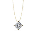 2.4 Ct Cloudlight Cushion Solitaire Pendant