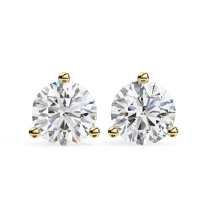 2.6 Ct Round Solitaire Studs