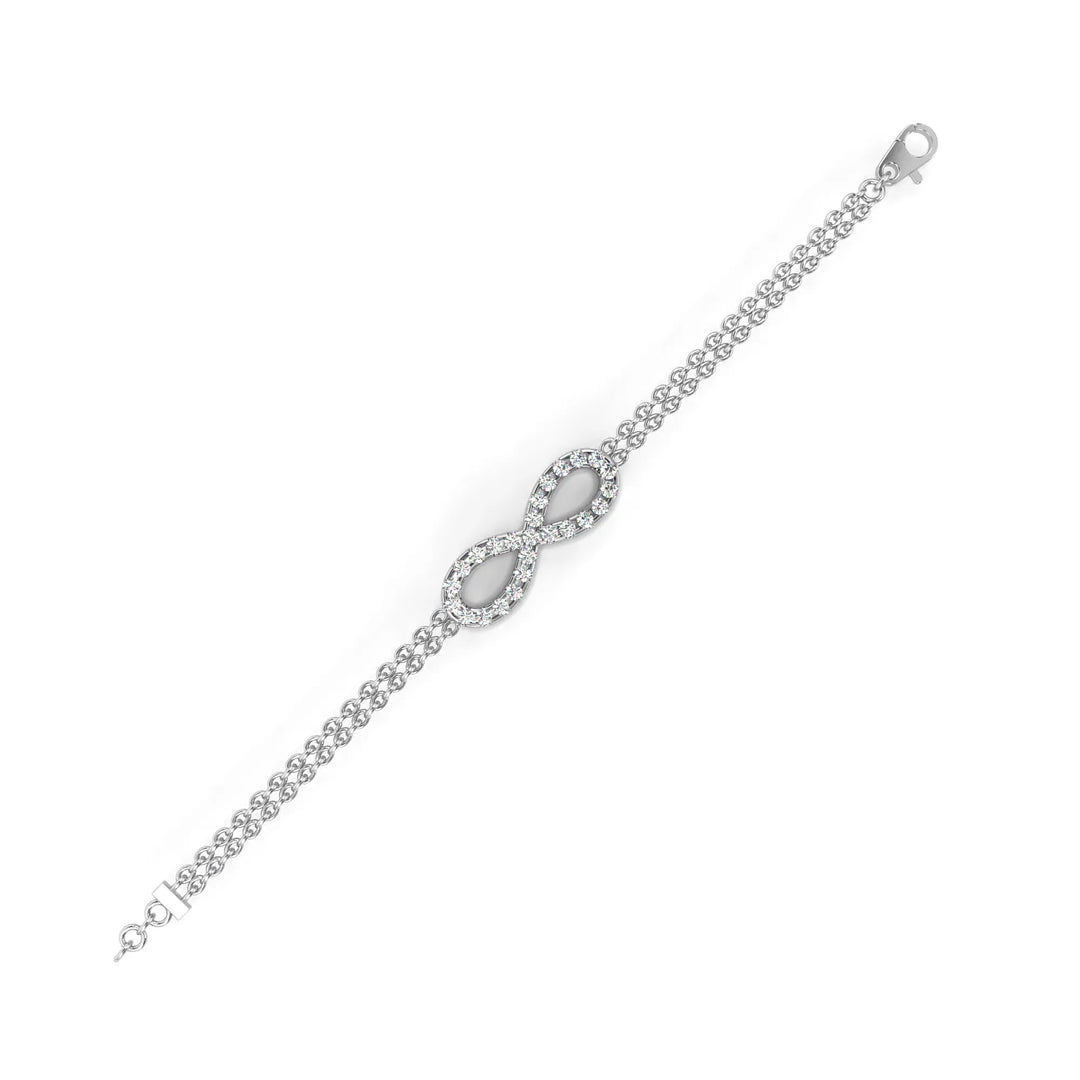 0.4 Ct Daylight Stream Chain Bracelet