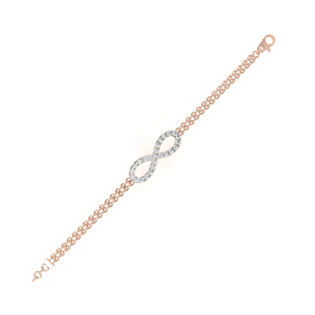 0.4 Ct Daylight Stream Chain Bracelet
