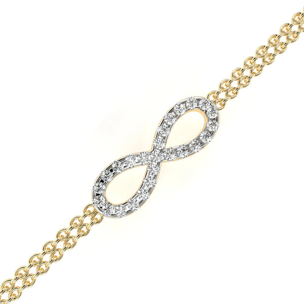 0.4 Ct Daylight Stream Chain Bracelet