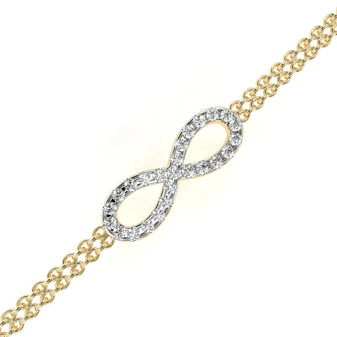 0.4 Ct Daylight Stream Chain Bracelet