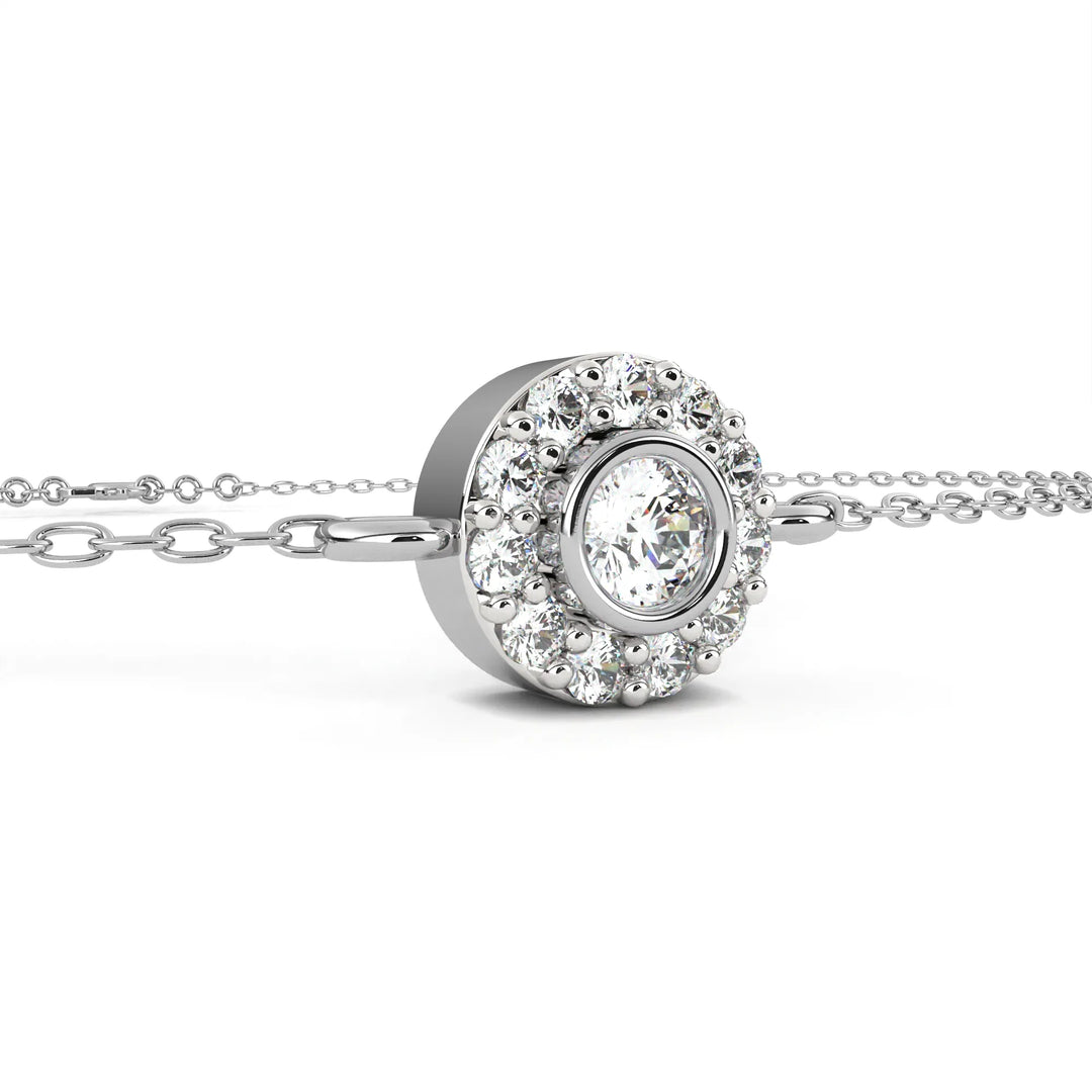 0.3 Ct Orbit Dot Chain Bracelet