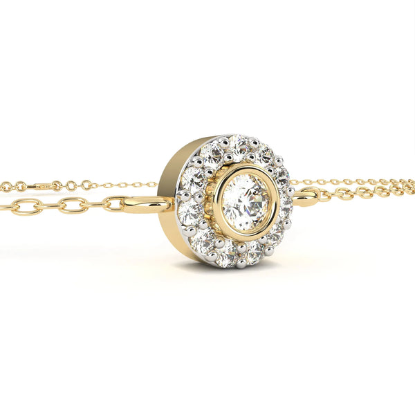 0.3 Ct Orbit Dot Chain Bracelet